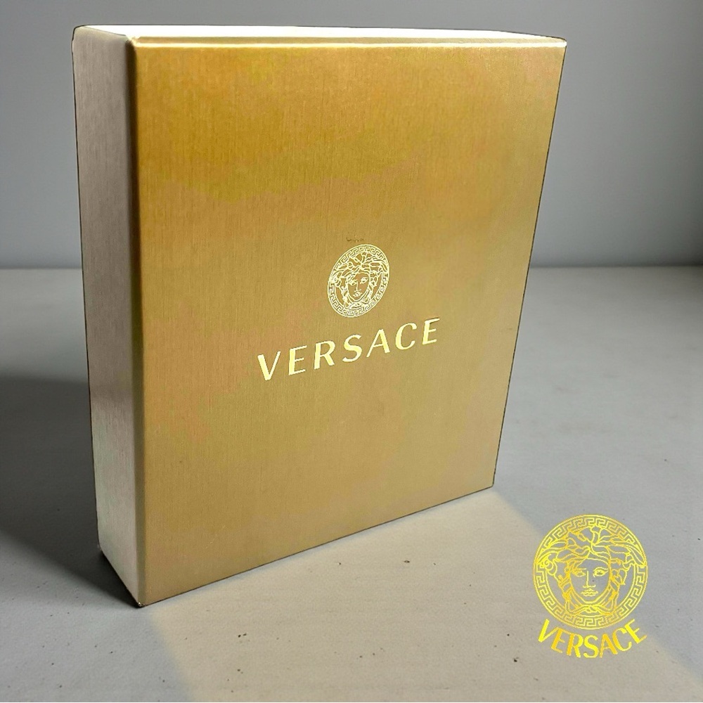 Versace Luxury Gift Box- Gold Embossed Logo | Authentic Empty Box